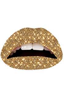 Violent Lips The Gold Glitterati Lip Tattoo  Karmaloop   Global 