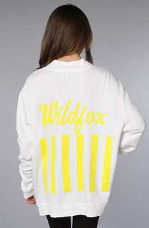 Wildfox The Candy Stripe Sailboat Cardigan in Coconut  Karmaloop 