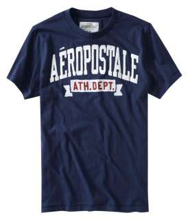 Aeropostale mens graphic ATH DEP casual t shirt  