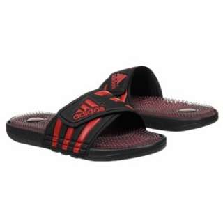 Athletics adidas Mens Adissage Fade Black/Red/Black Shoes 