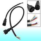 DIN 13 Pin Male Female Connector Waterproof Cable Black