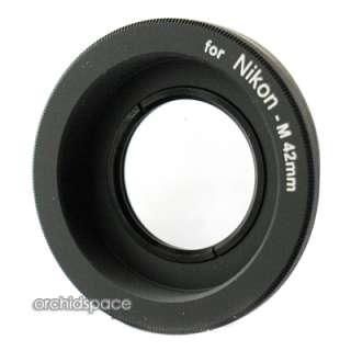 M42 Adapter an Nikon D4 D3s D300s D700 D200 D7000 D5100 D90 D3100 D80 