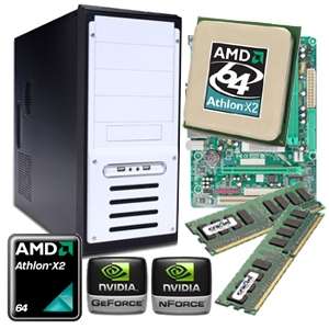 Biostar MCP6PB M2+ Socket AM2+/AM2 Barebone Kit   NVIDIA GeForce 6150 