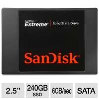 The SanDisk SDSSDX 240G G25 240GB Extreme Solid State Drive 