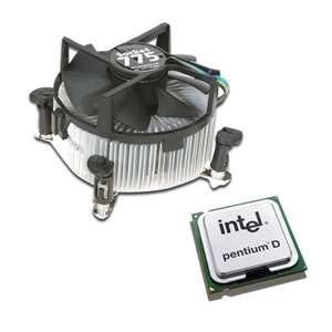 Intel Pentium D 915 Processor and 775 OEM CPU Cooling Fan Bundle   2 