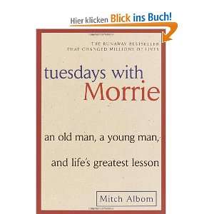   and Lifes Greatest Lesson  Mitch Albom Englische Bücher