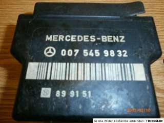 Mercedes 124 190 gluhrelais  Diesel  0075459832 2,0L  