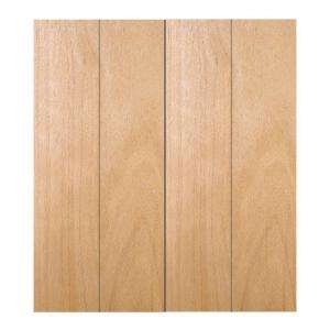 30 In. X 80 In. Wood Unfinished Bypass Door 5336  