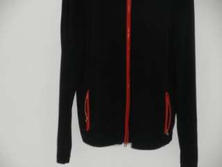 CHICOS Black Zip Front Jacket Size 1   M  