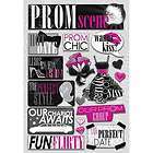 New Karen Foster Prom Chipboard Scrapbook Stickers  
