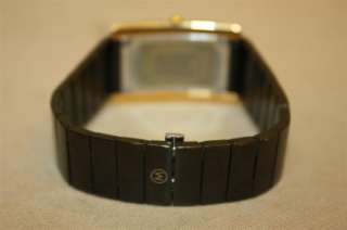 Mens Movado 87.C1.450.2 Gold Tone & Black Watch  