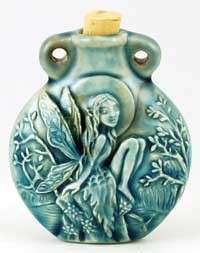 Raku Tree Fairy Oil Jar, Spell Jar, and Pendant  