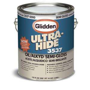 Ultra Hide 5 Gallon Semigloss Oil/Alkyd Interior/Exterior Paint 3537 