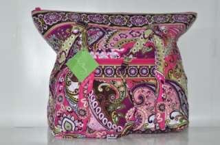 NWT Vera Bradley Villager in Very berry paisley handbag tote purse 