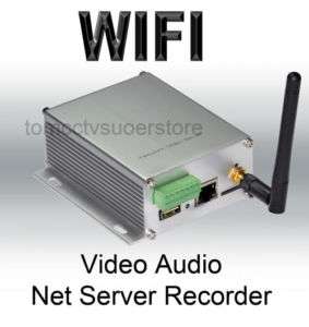 CCTV WiFi 2.4G Video Audio IP Net Web Server Recorder  