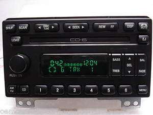 04 05 06 Ford Expedition Radio 6 Disc Changer CD Player Stereo OEM 