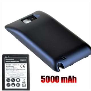 Extended 5000mAh Battery + Back Case Cover Fr Samsung Galaxy Note GT 