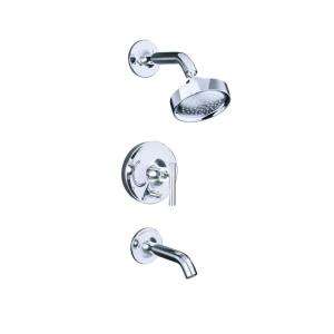 KOHLER Purist 1 Handle Tub and Shower Faucet Trim in Polished Chrome K 