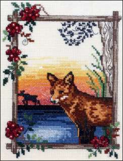 Stickpackung PERMIN   Fuchs 929590   14 counted Cross Stitch  