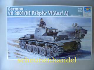 Trumpeter 135 01515 German VK 3001 (H) Pzkpfw VI (Ausf A) Panzer WWII 