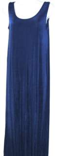NEW Slinky Brand Long Tank Dress w/Side Slits NAVY  