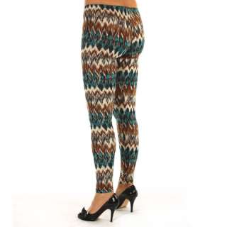 Aztec Leggings, 3 patterns, Browns, Reds, Blues. Available in sizes 6 