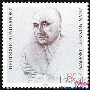 Briefmarken für Sammler BRD 1372 postfrisch 1988 Jean Monnet  