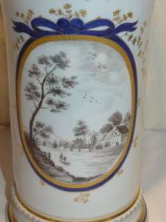 Große Vase, Nymphenburg , Bayrisches Königsservice. Unbeschädigter 