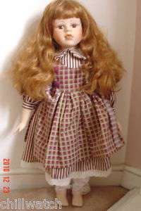 CAMILLE LIMITED 23 INCH HANNAH PORCELAIN DOLL EX. COND.  