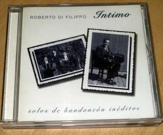 ROBERTO DI FILIPPO INTIMO BANDONEON TANGO ARGENTINA CD  