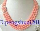 pink coral necklace  