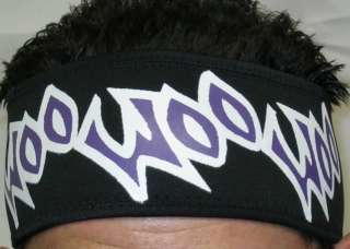 Woo Woo Woo Custom Adjustable Wrestling Headband New  