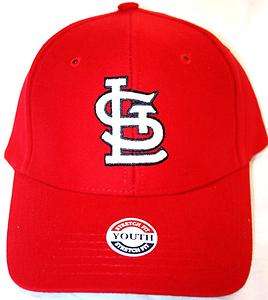 Saint St Louis Cardinals Fitted Youth FlexFit Cap Hat World Series 
