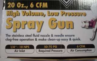 Central Pneumatic High Volume Low Pressure Spray Gun  