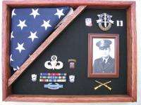 Military Honors Shadow Box Flag Display Case, #10471  