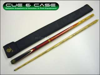 BCE Ronnie OSullivan METALLIC RED 2pc Ash Snooker & Pool Cue with 