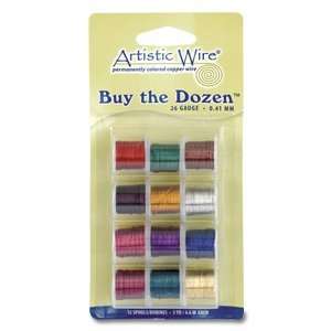  12 Color Buy The Dozen Artistic Craft Wire Tarnish 