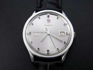 Rare Mens RADO STARLINER 999 SS Automatic 38mm  