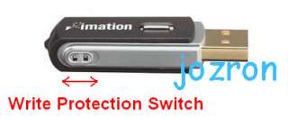 IMATION Swivel 16GB 16G USB Flash Drive Write Protect  