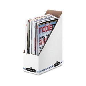  Bankers Box Corrugated Cardboard Magazine File, 4 x 9 1/4 