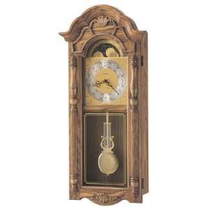  Rothwell Wall Clock by Howard Miller   Golden Oak (620184 