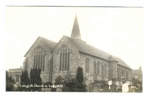 m6056   Collegiate Church at Lingfield   postcard  
