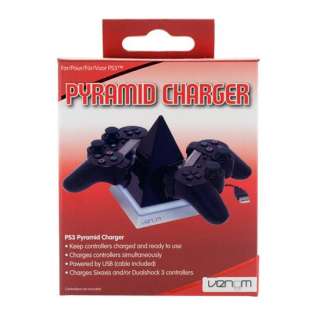 NEW VENOM PYRAMID DUAL CHARGER CONTROLLER STAND for PS3  
