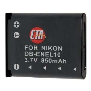 CTA Digital DB ENEL10 EN EL10 Rechargeable Lithium Ion Battery (850mAh 