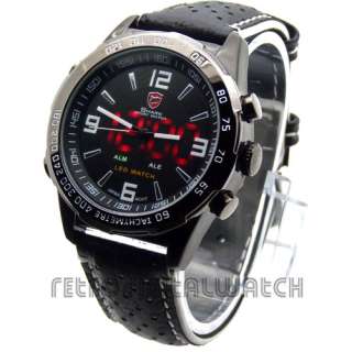 Bull SHARK LED Watch Military Steel Limited Edition Racing Strap Model 