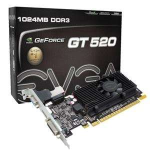  EVGA, Geforce GT520 1GB SDDR3 (Catalog Category Video 