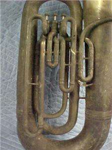 Antique E G Conn Eb Tuba, Elkhart Ind. Playing Condition  