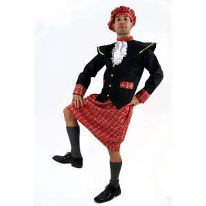 Kostüm Schotte Kilt Braveheart Highlander Herren Gr. 48 (M), 52 (L 