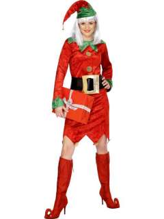 Fancy Dress Santas Little Helper Grotto Elf Costume L  