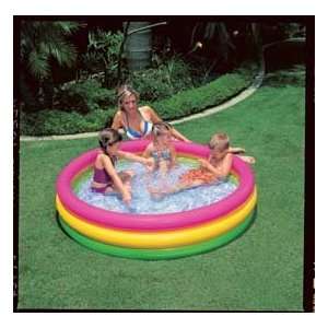 Intex Sunset Glow Inflatable Pool  Toys & Games  